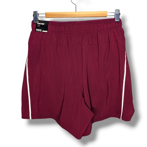 DSG Athletic Fit 5” Inseam Mens Stride Run Shorts Built In Brief Size Small NEW - Picture 1 of 3
